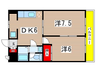 桜花マンションの物件間取画像